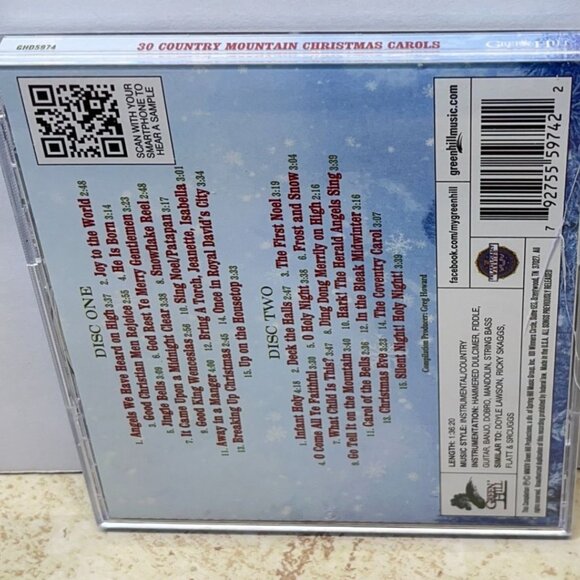 30 Country Mountain Christmas Carols 2 CD Set Various Artists Green Hill Music - Picture 6 of 7